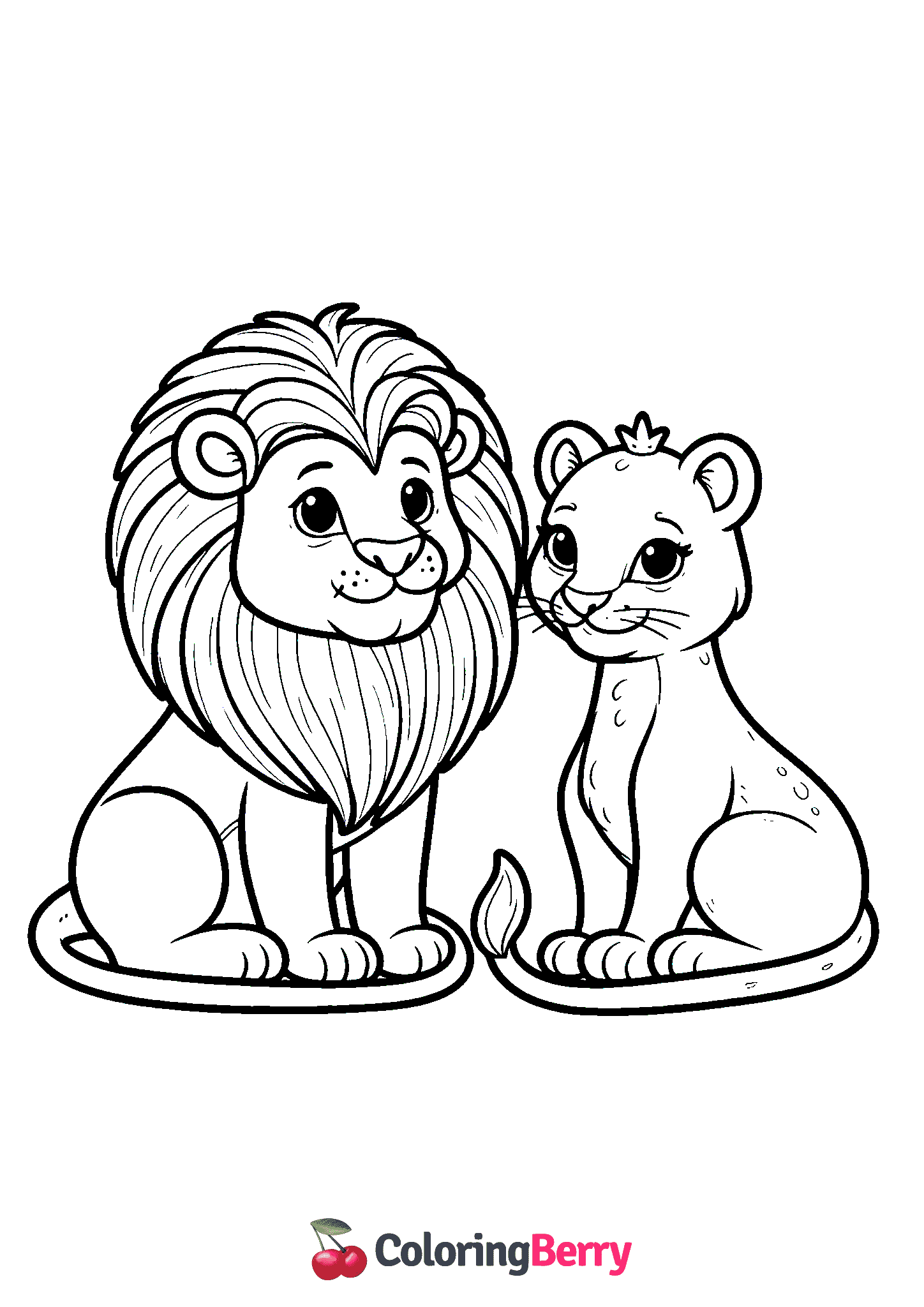 Lion and Lioness