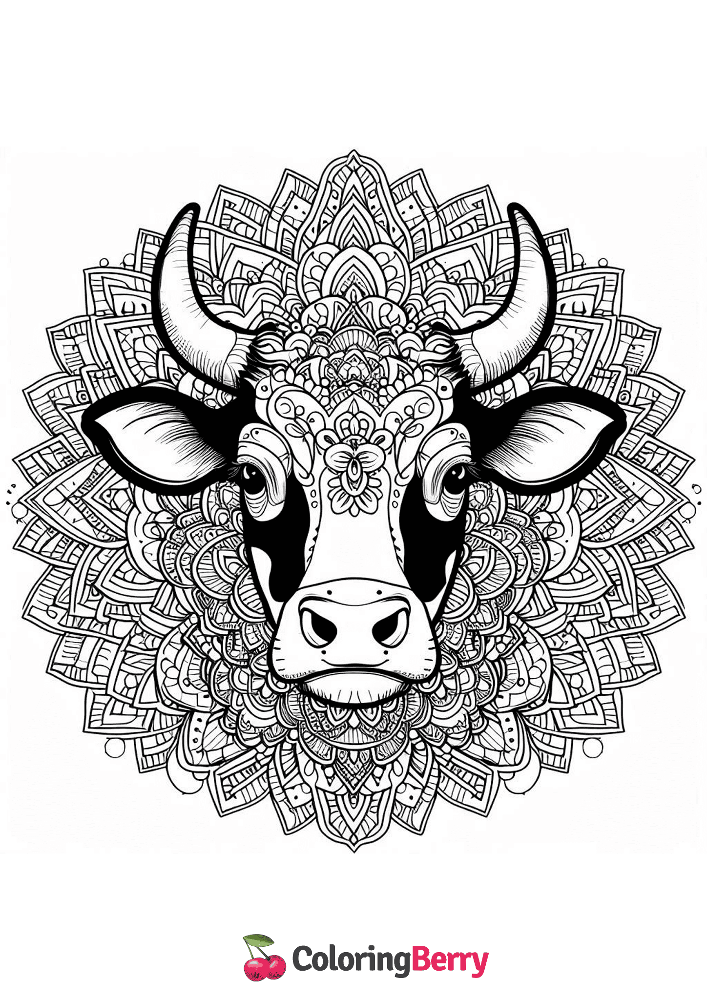 Mandala Cow