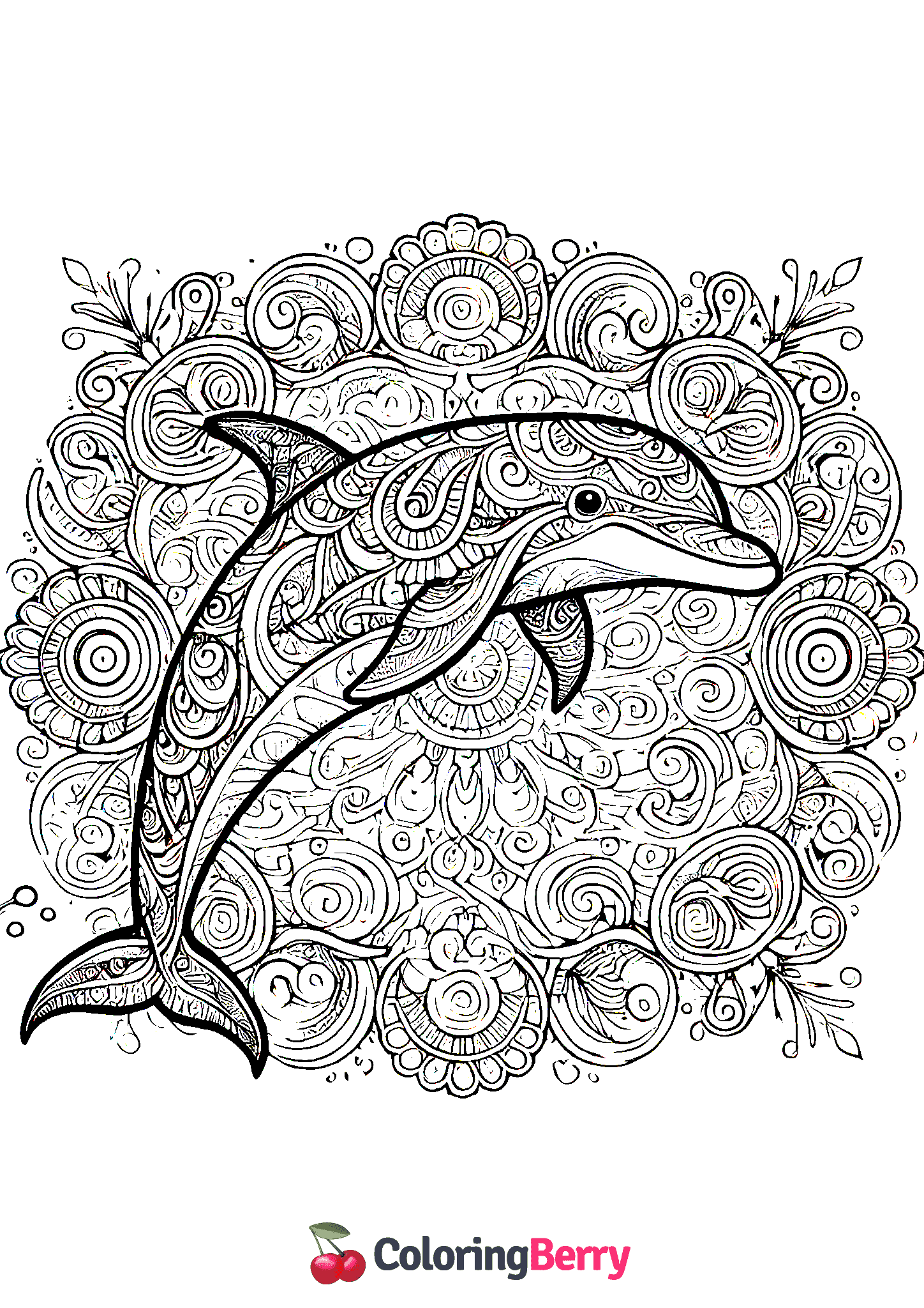 Mandala Dolphin