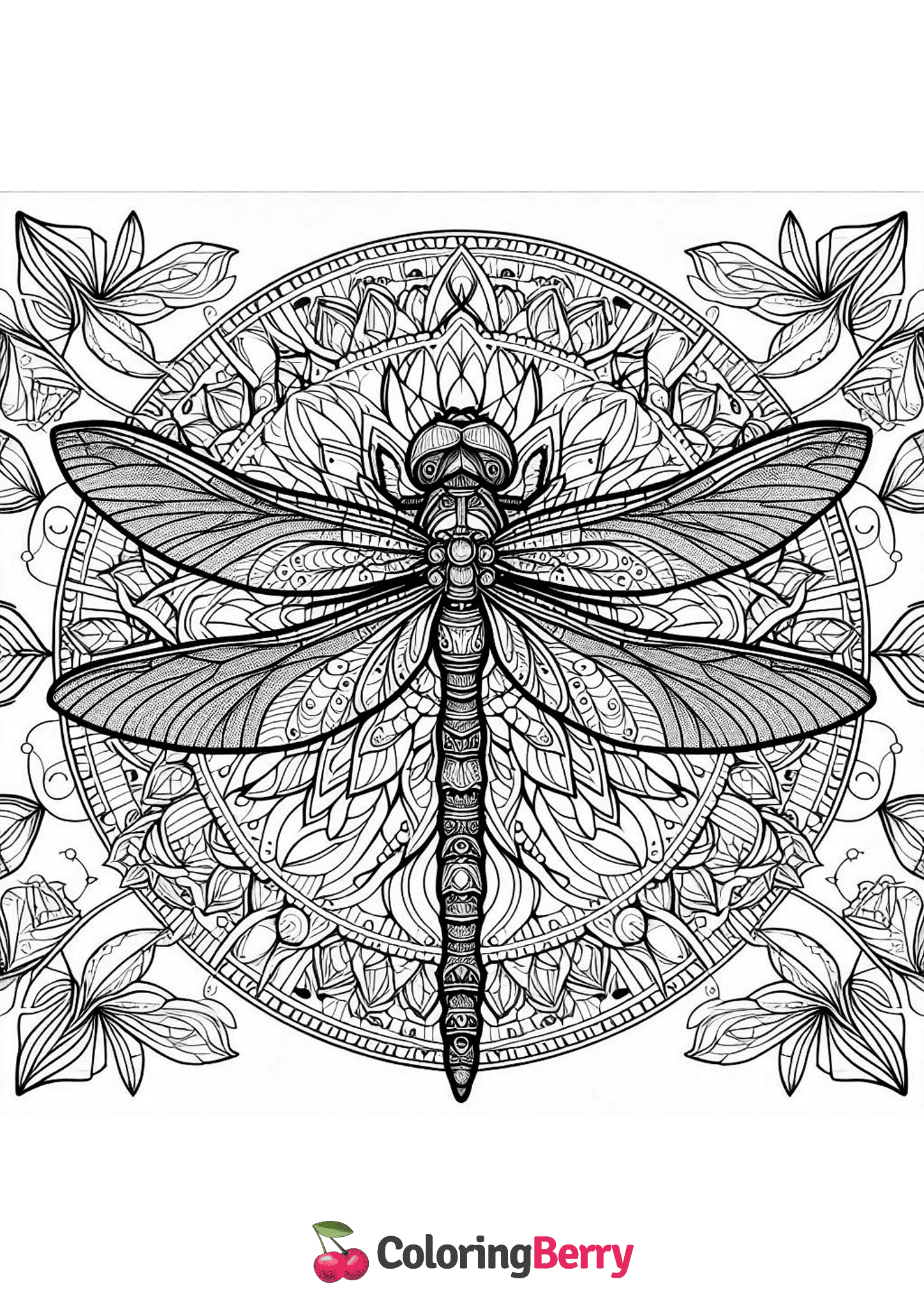 Mandala Dragonfly