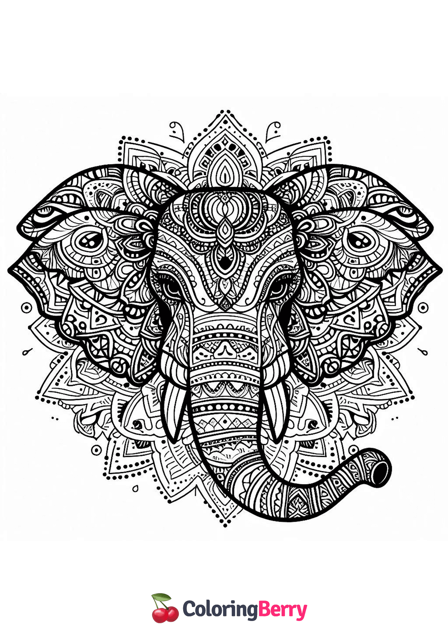 Mandala Elephant