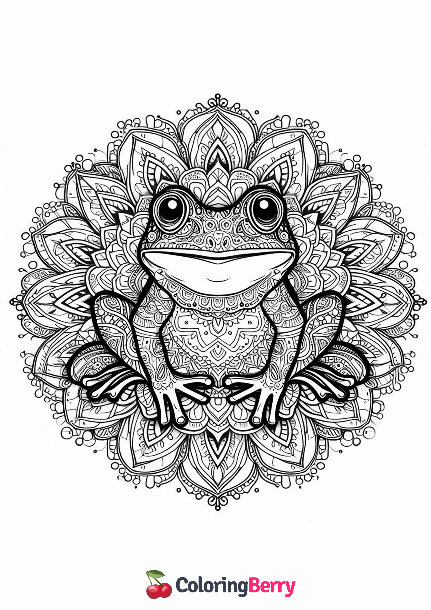 Mandala Frog