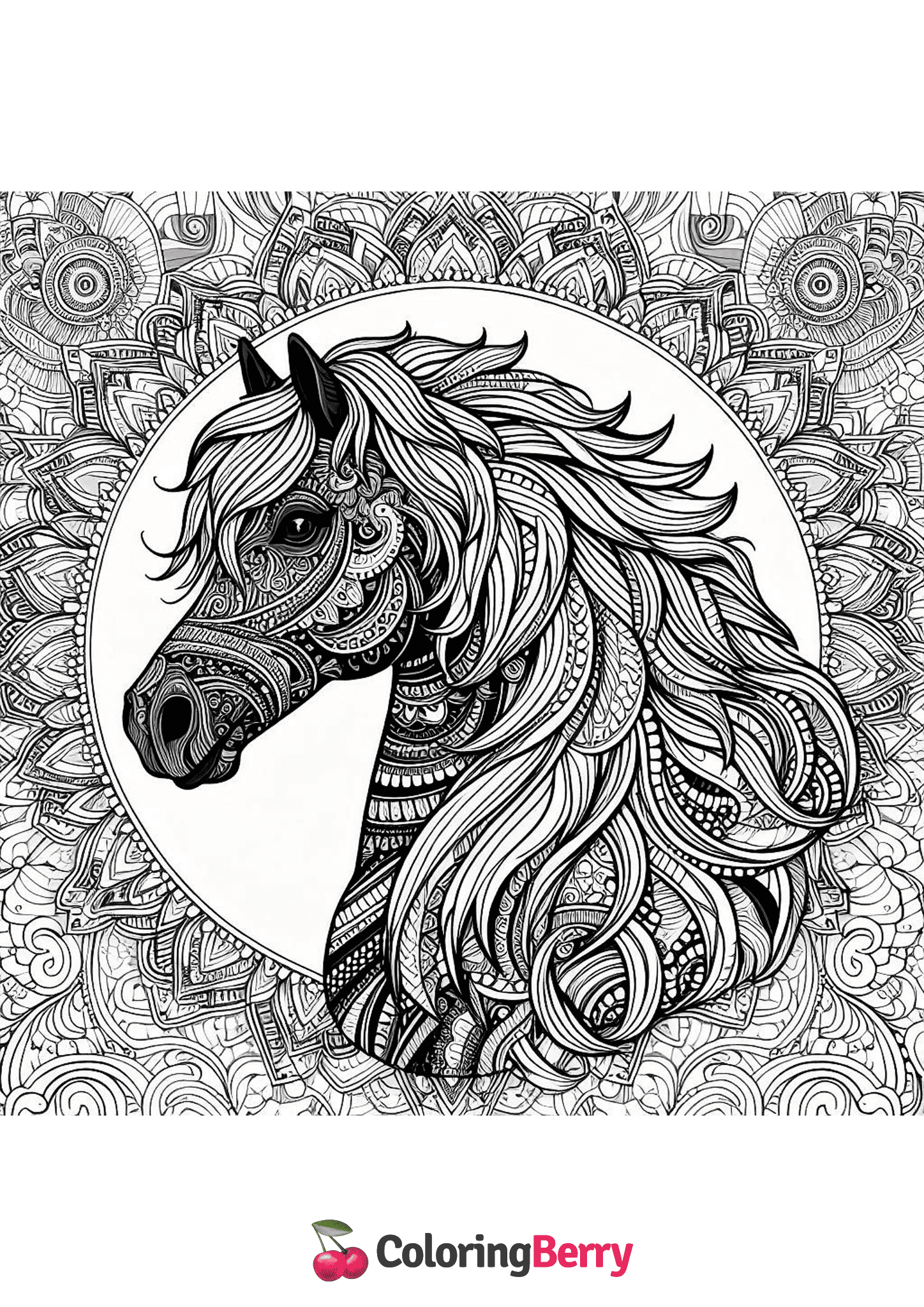 Mandala Horse