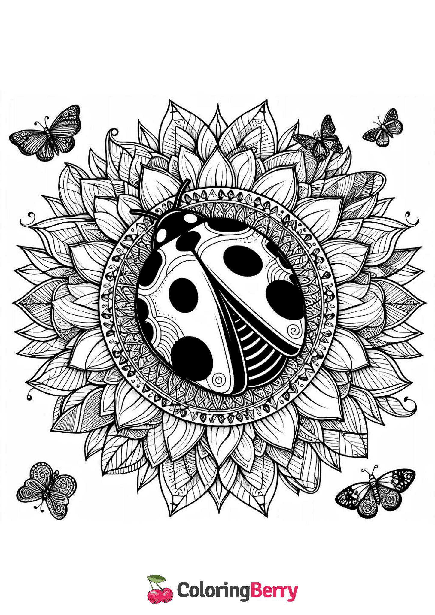 Mandala Ladybug