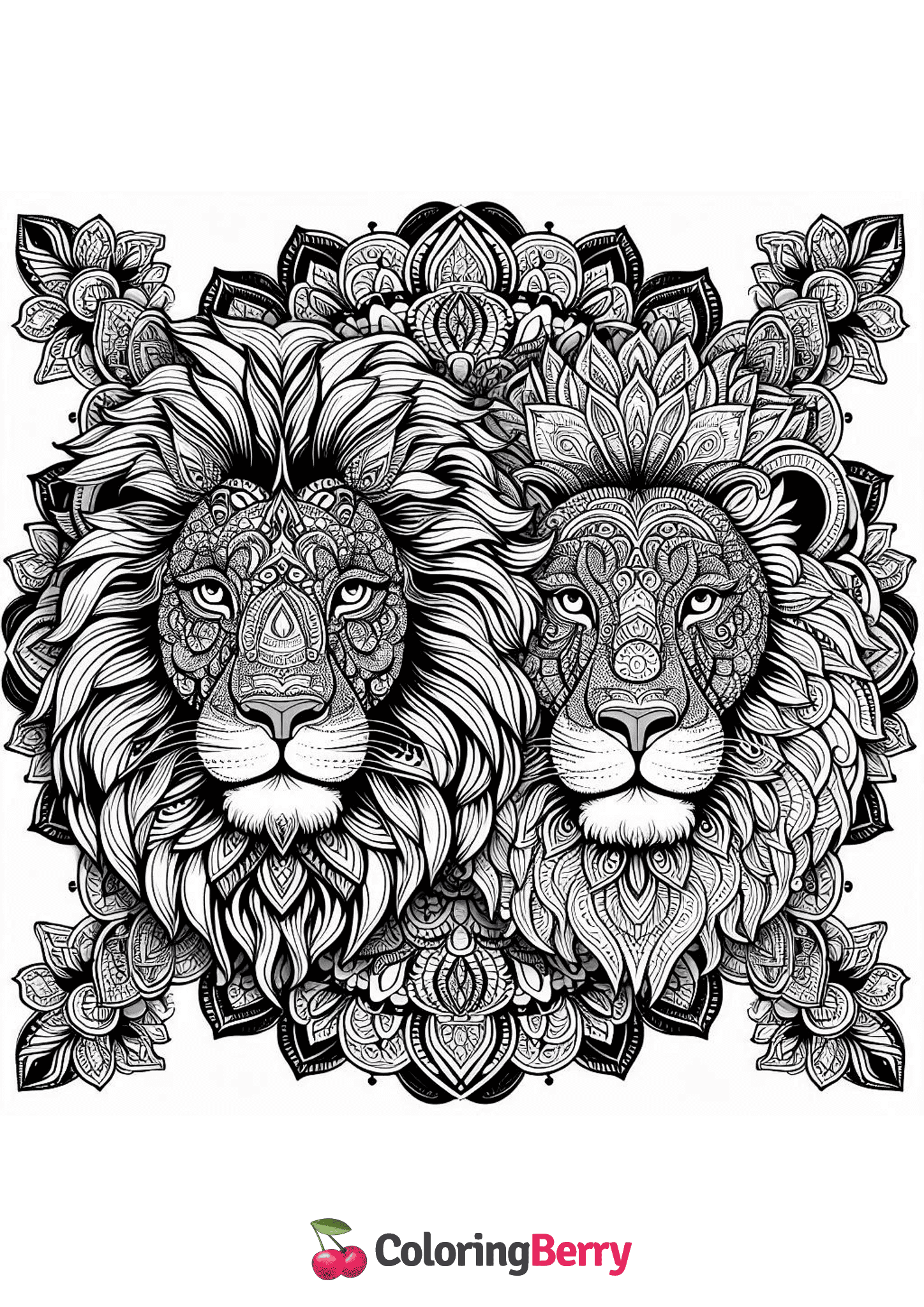 Mandala Lion