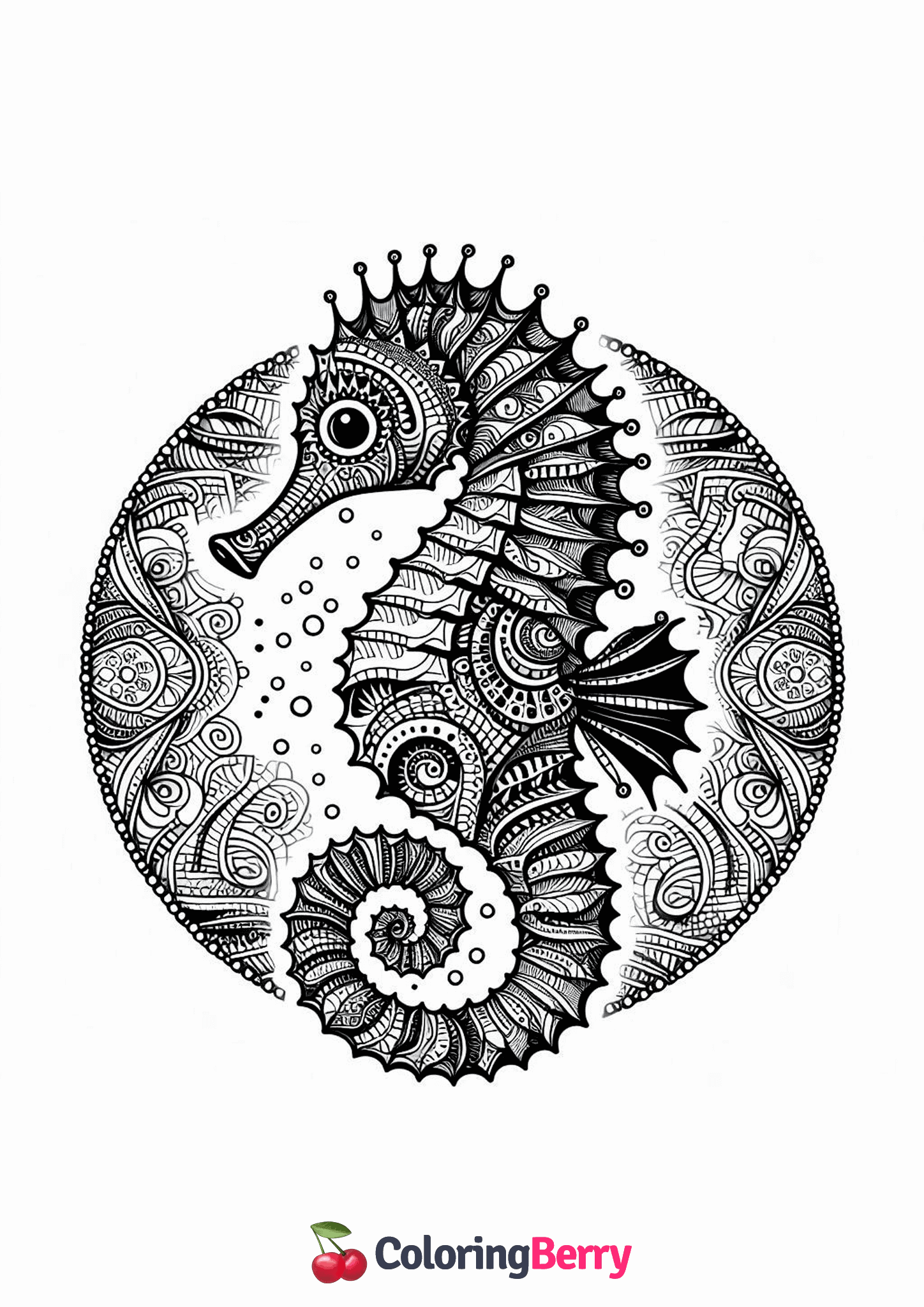 Mandala Seahorse
