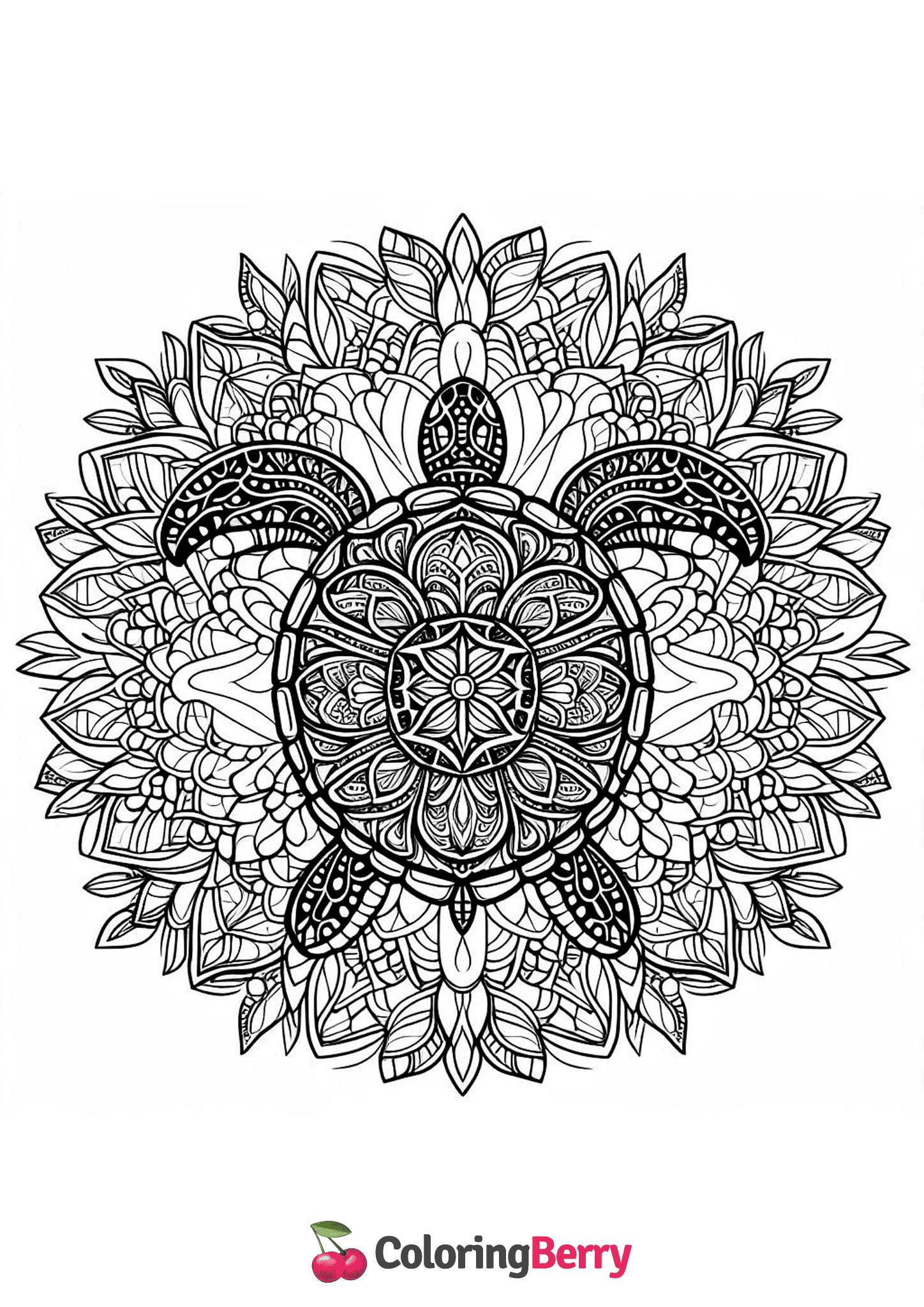Mandala Turtle