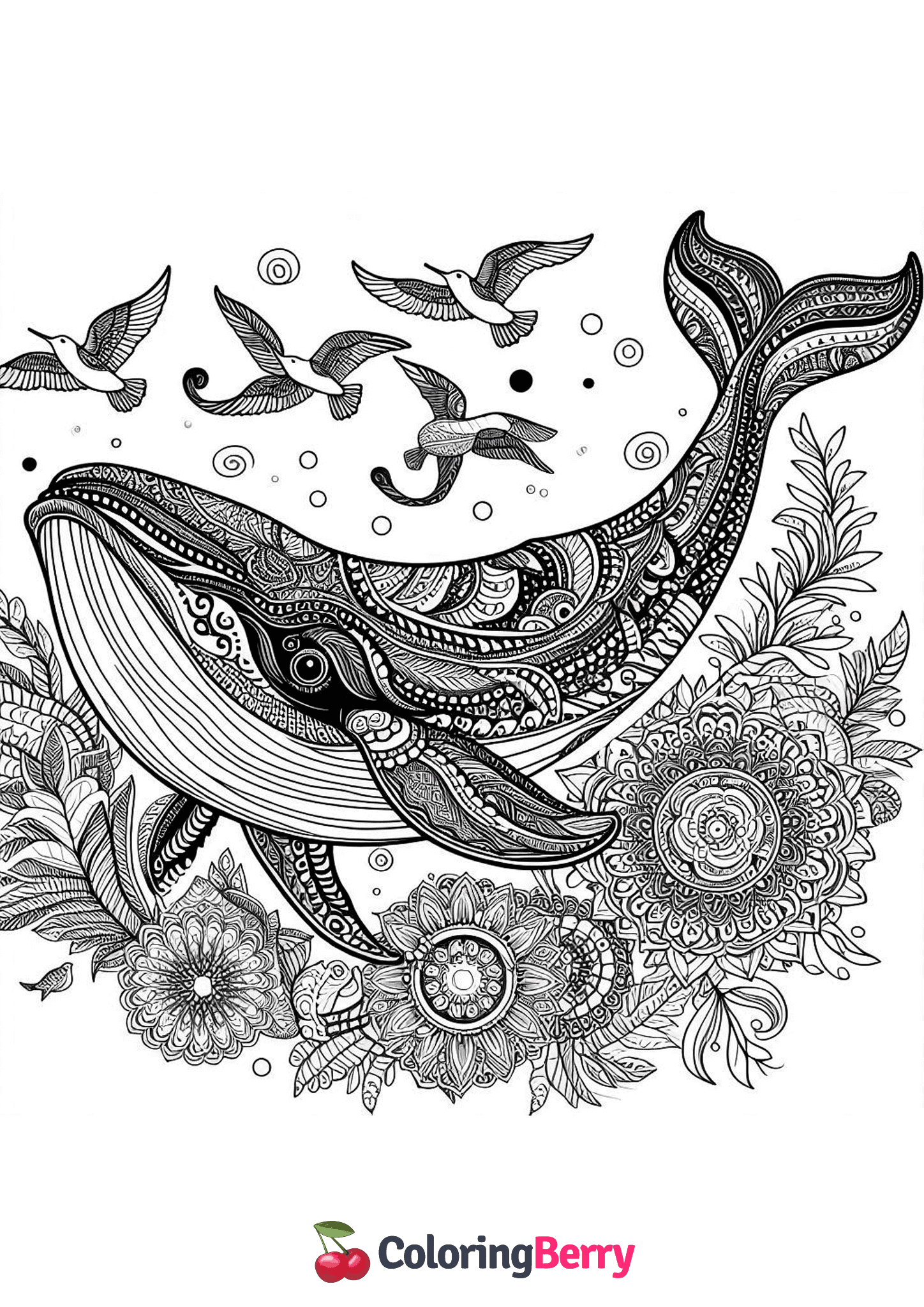 Mandala Whale