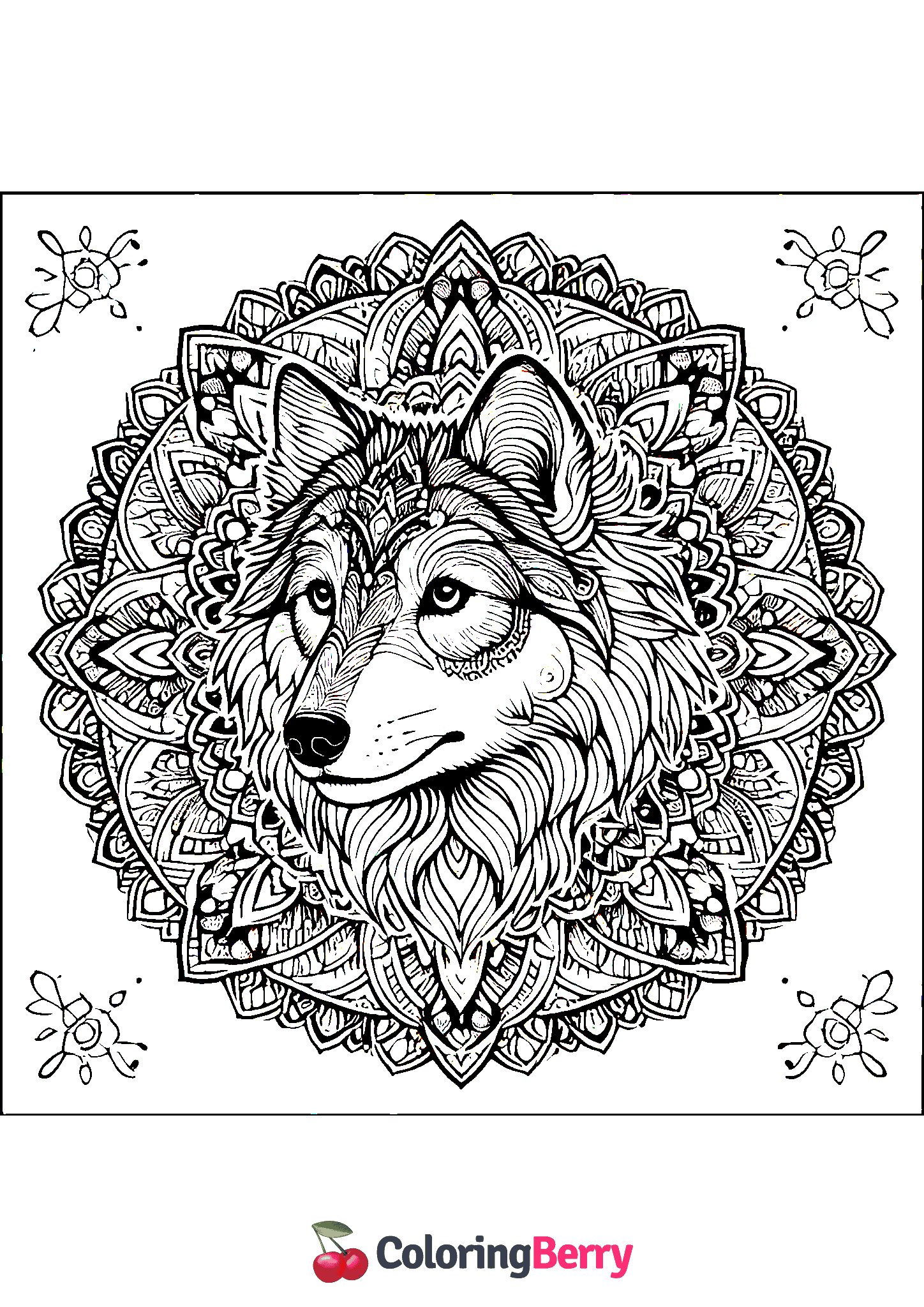 Mandala Wolf