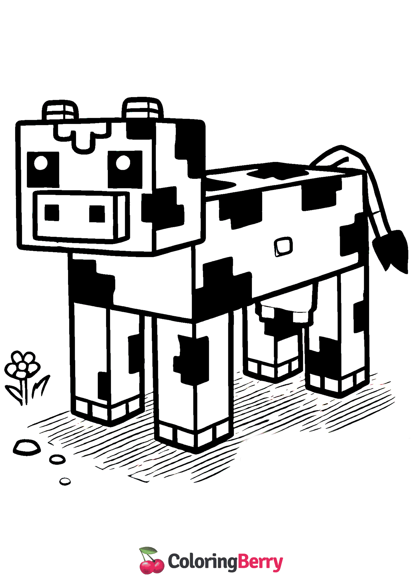 Minecraft Cow