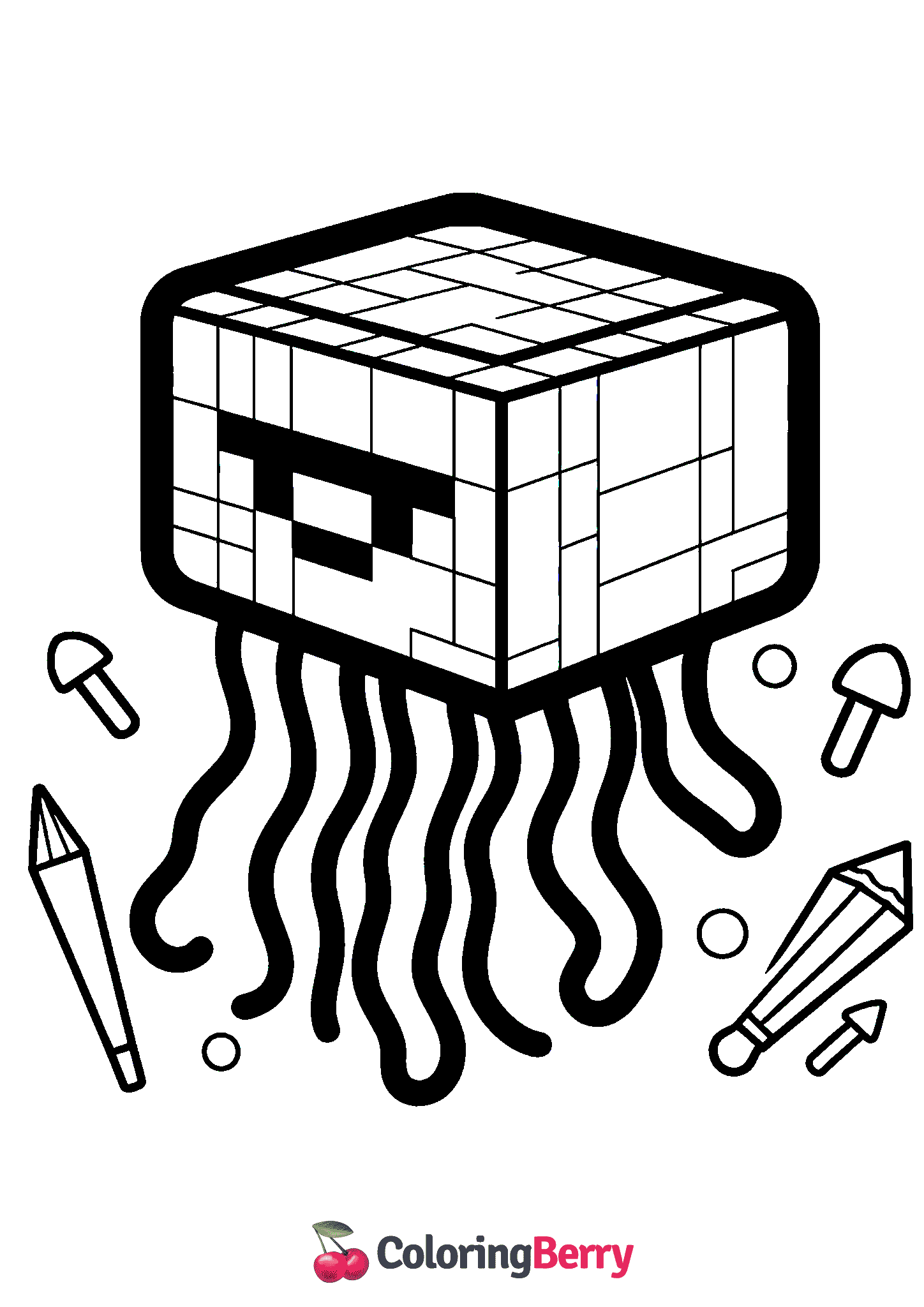 Minecraft Jellyfish