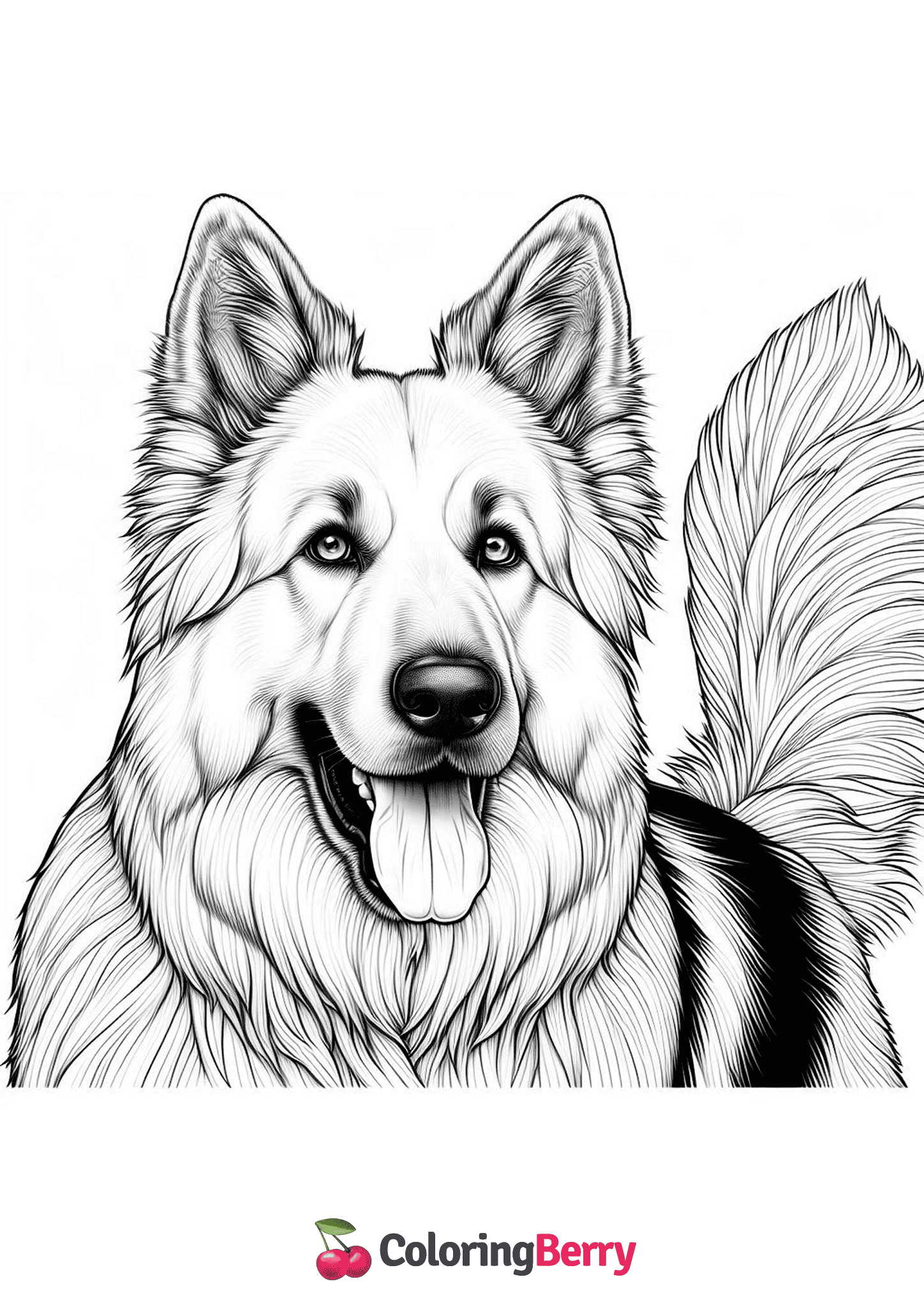 Realistic German Shepherd