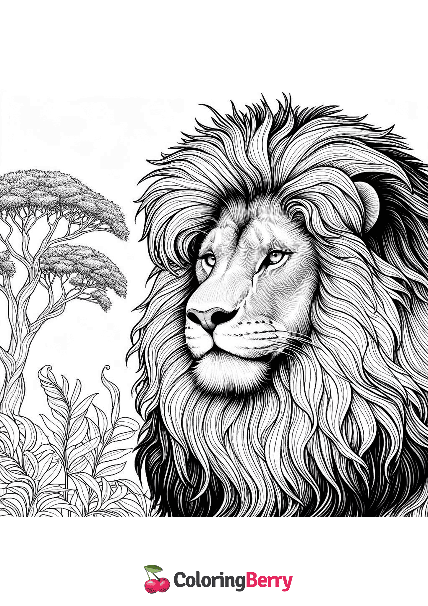 Realistic Lion