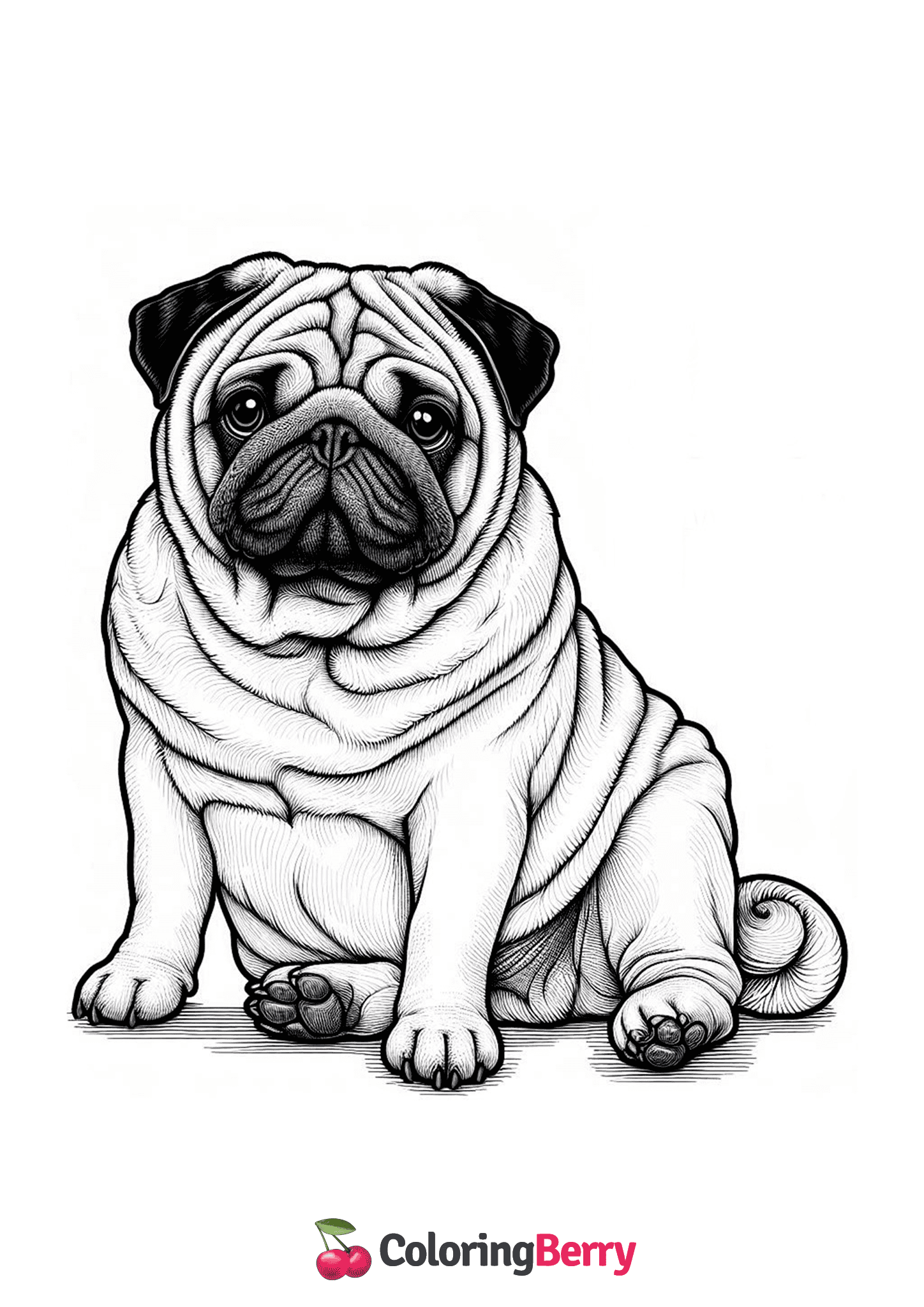 Realistic Pug