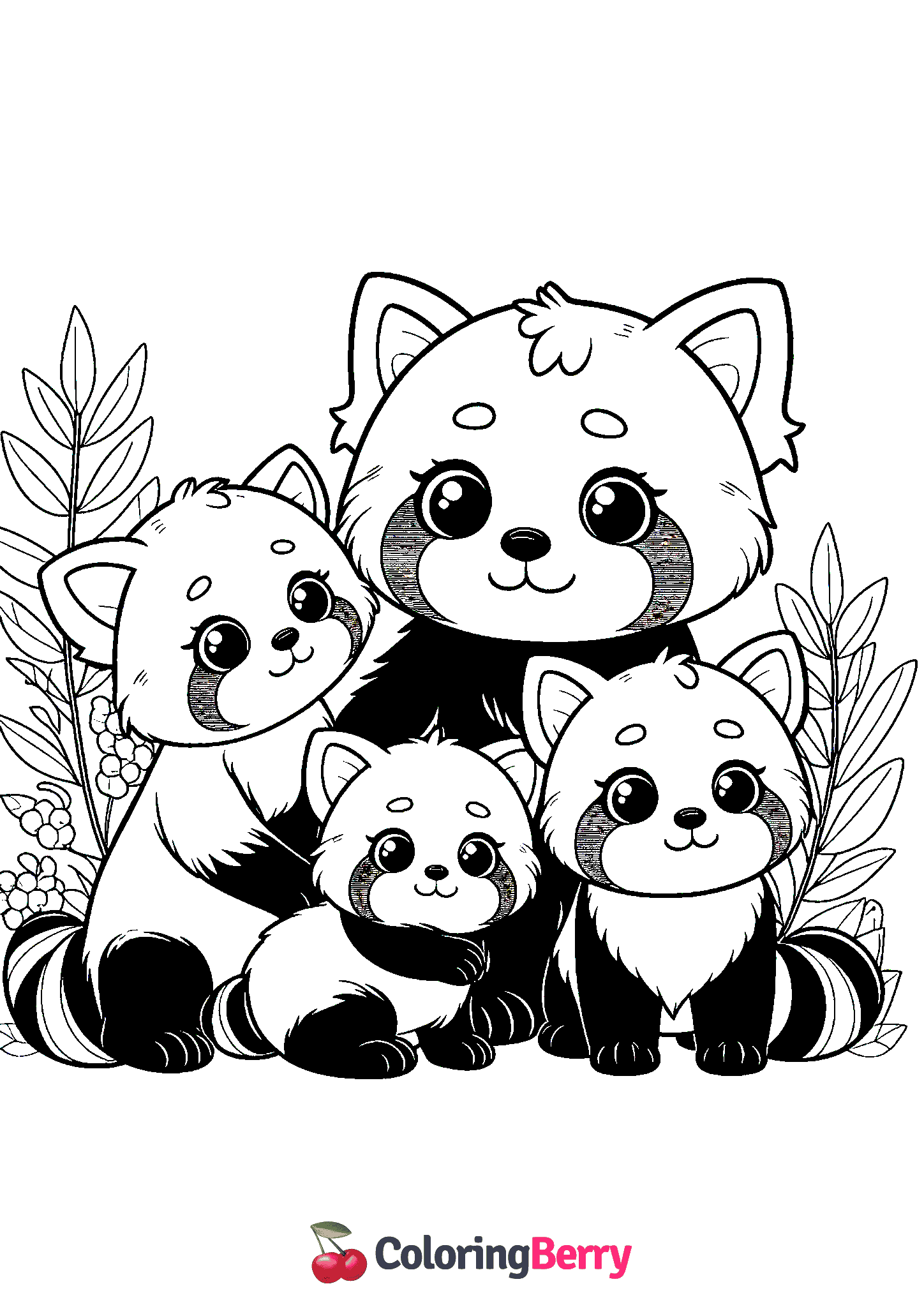 Red Panda Family