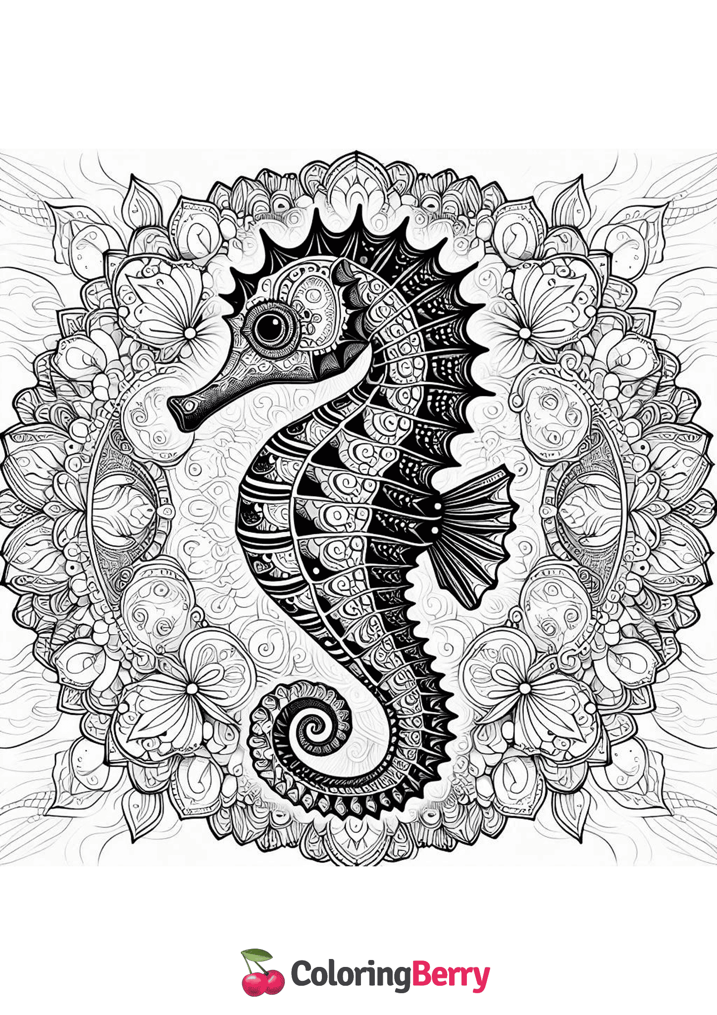 Seahorse Mandala