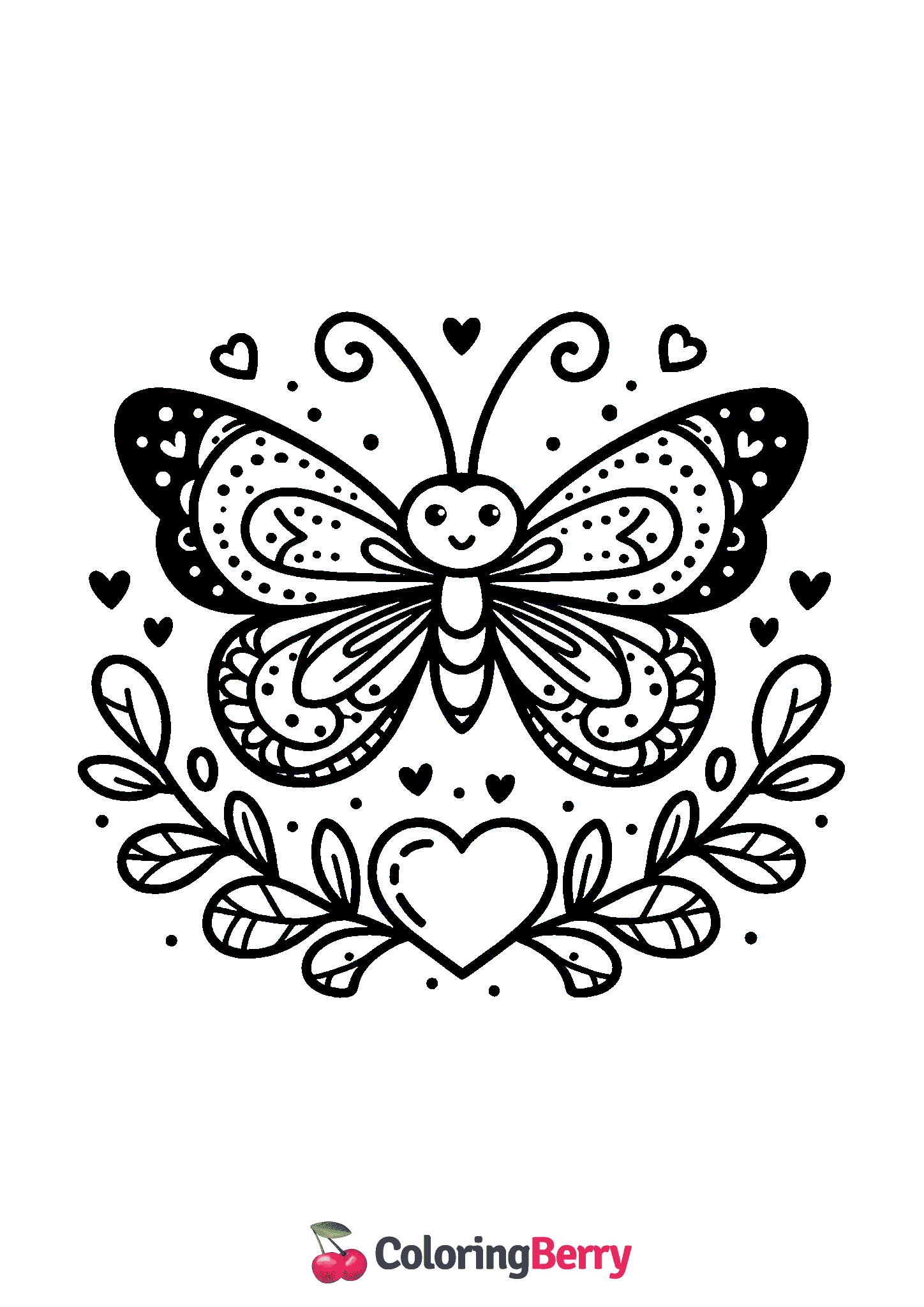 Valentine Butterfly