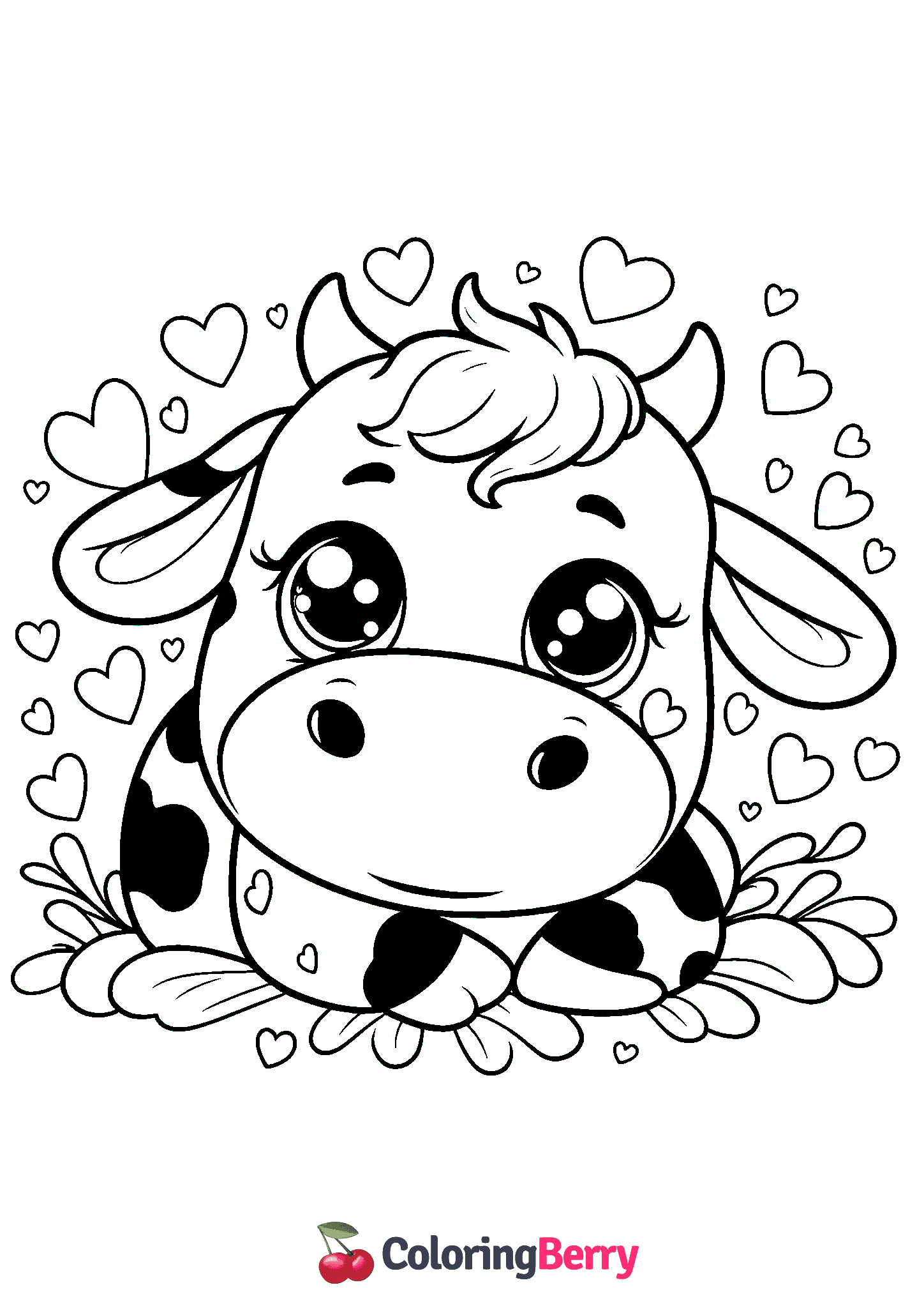 Valentine Cow