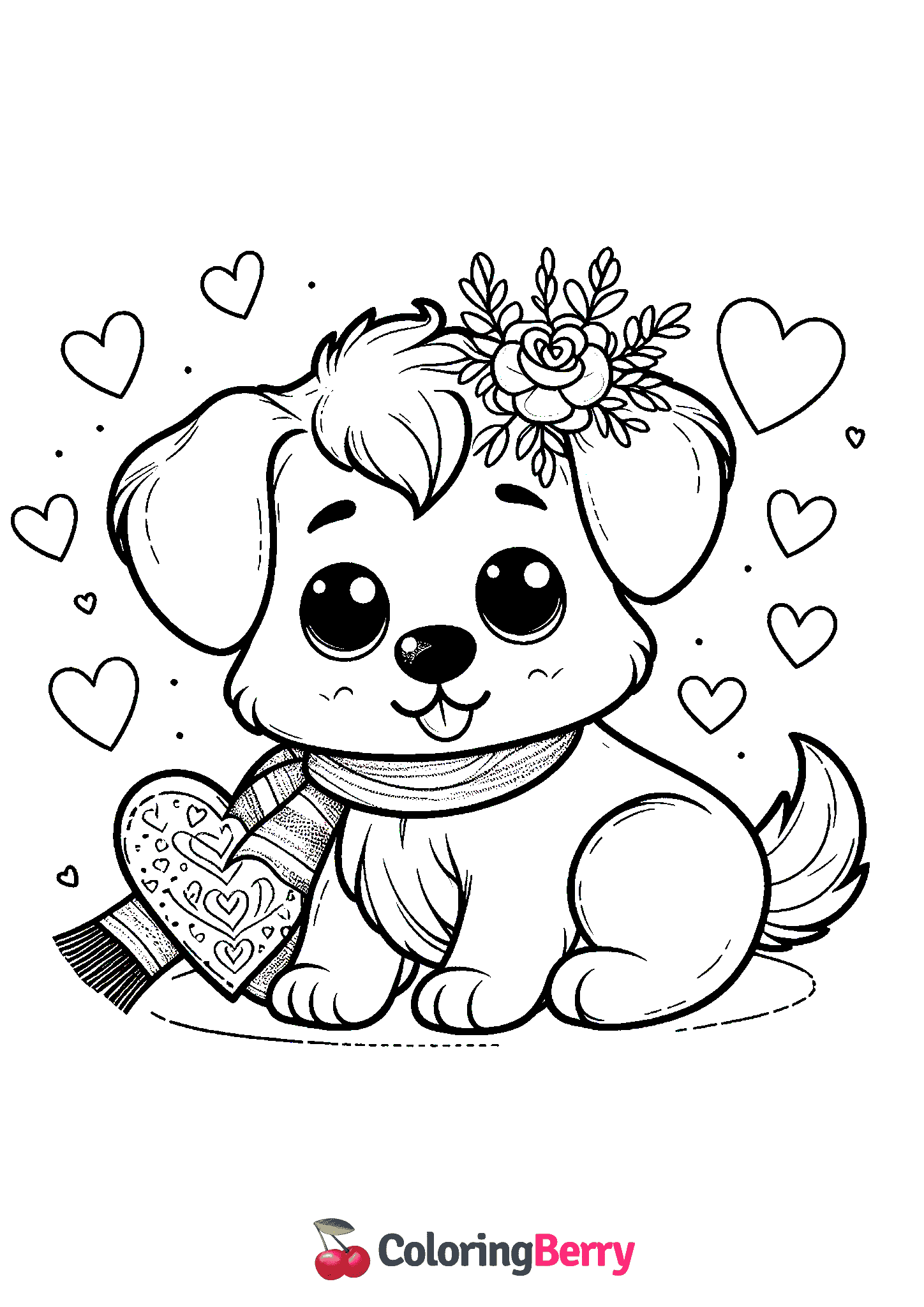 Valentine Dog