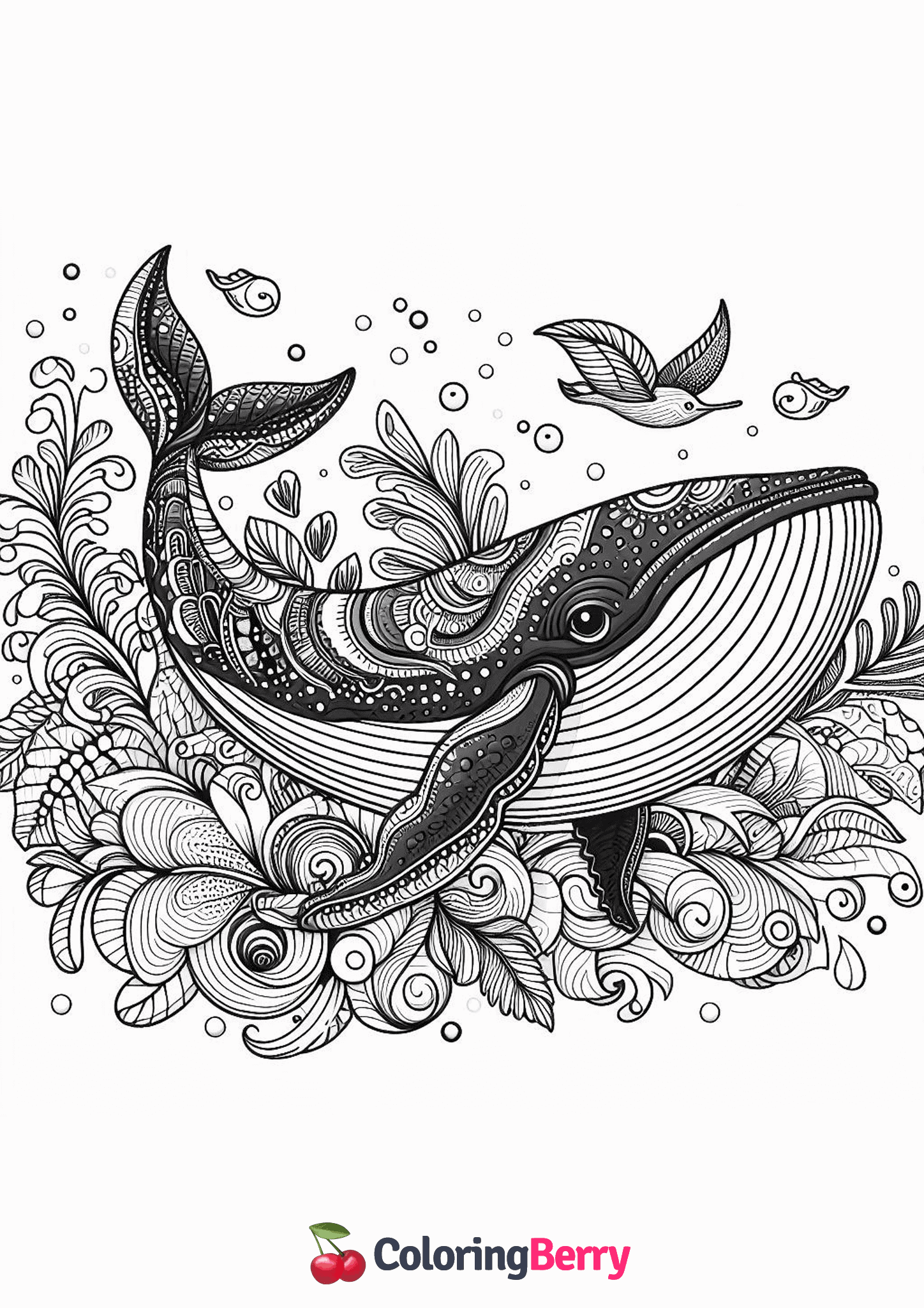 Whale Mandala