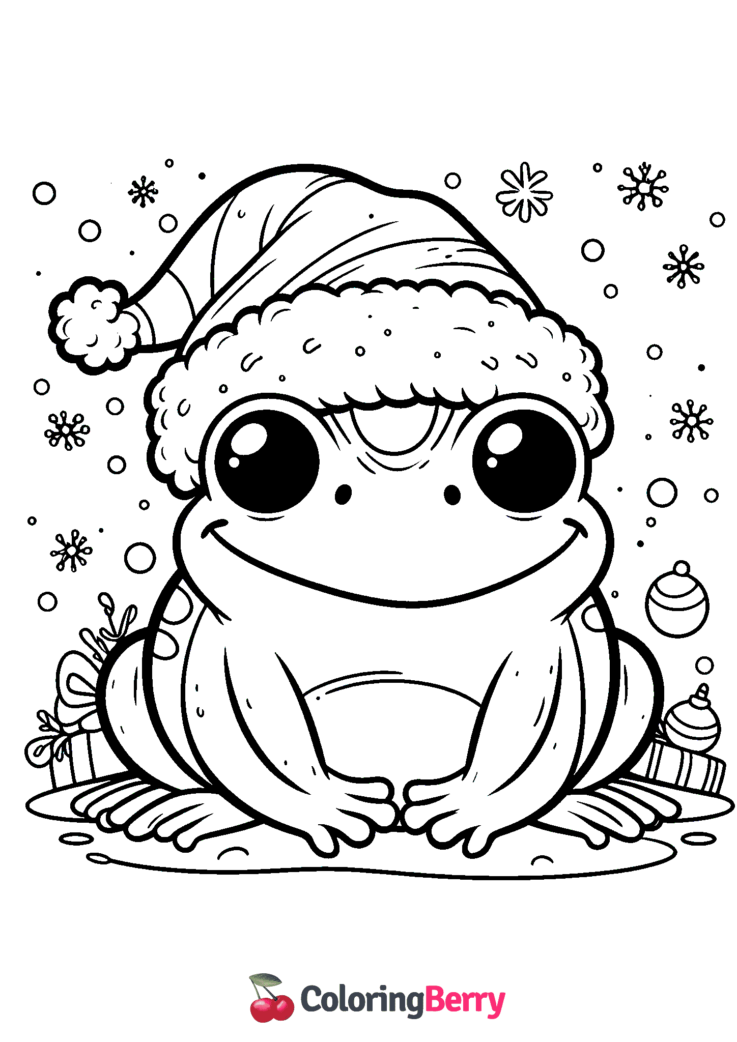 Winter Frog